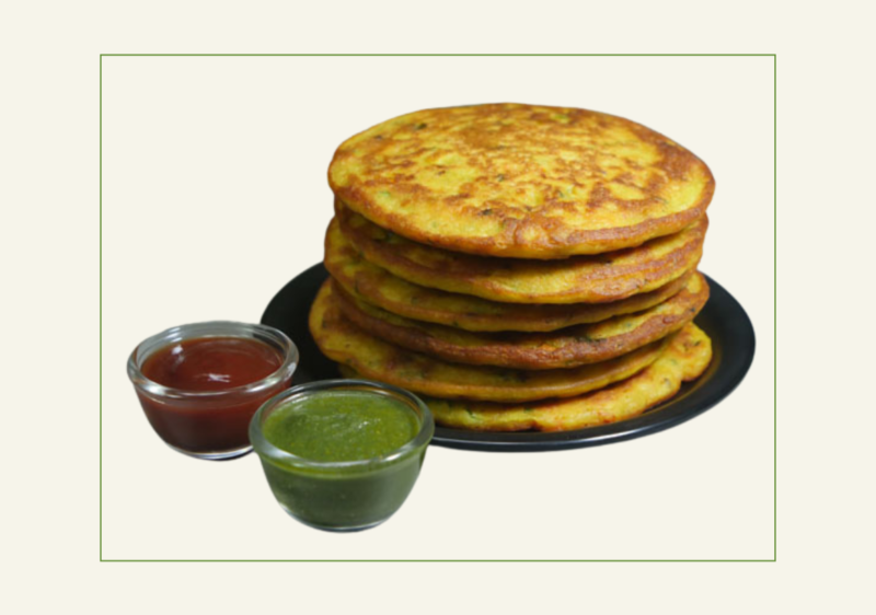 Delicious Chana Dal Pancakes with Groundnut Oil