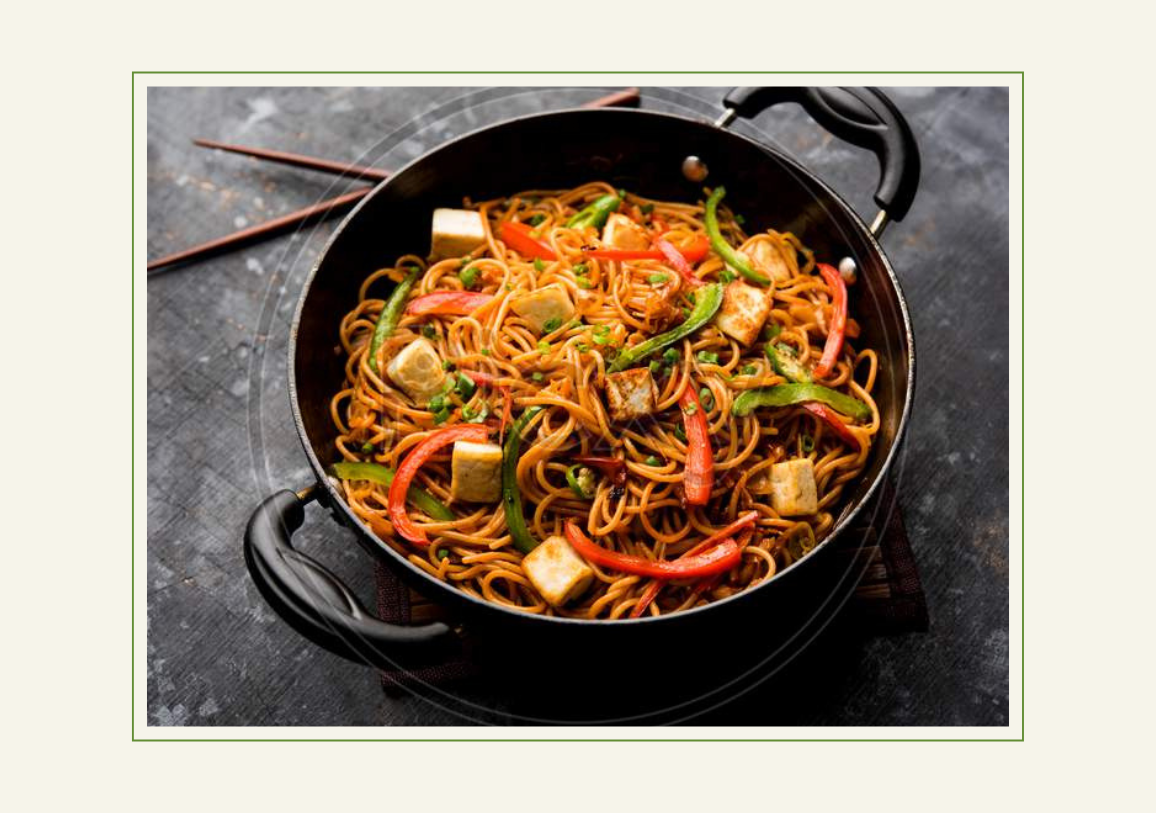 Paneer Chowmein Recipe Using Groundnut Oil